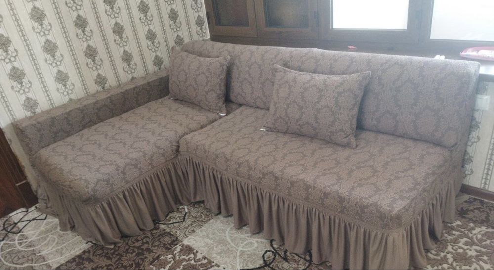 Чехлы на уголок жаккард.Турция.