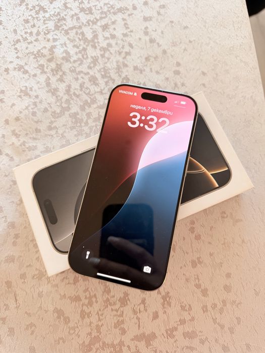 iPhone 16 pro 128 gb топ състояние още 16,17 месеца гаранция