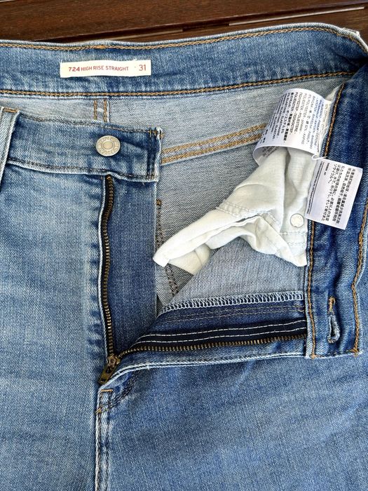 Дамски дънки Levi's (724 High Rise Straight) - размер W31, Отлично състояние