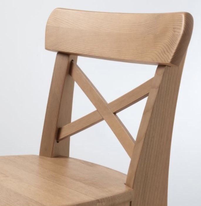 Дървено детско столче INGOLF IKEA, вече и в БЯЛ цвят