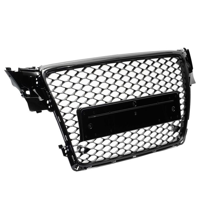 Grilă fără emblemă negru lucios Audi A4 B8 model 2008-2012