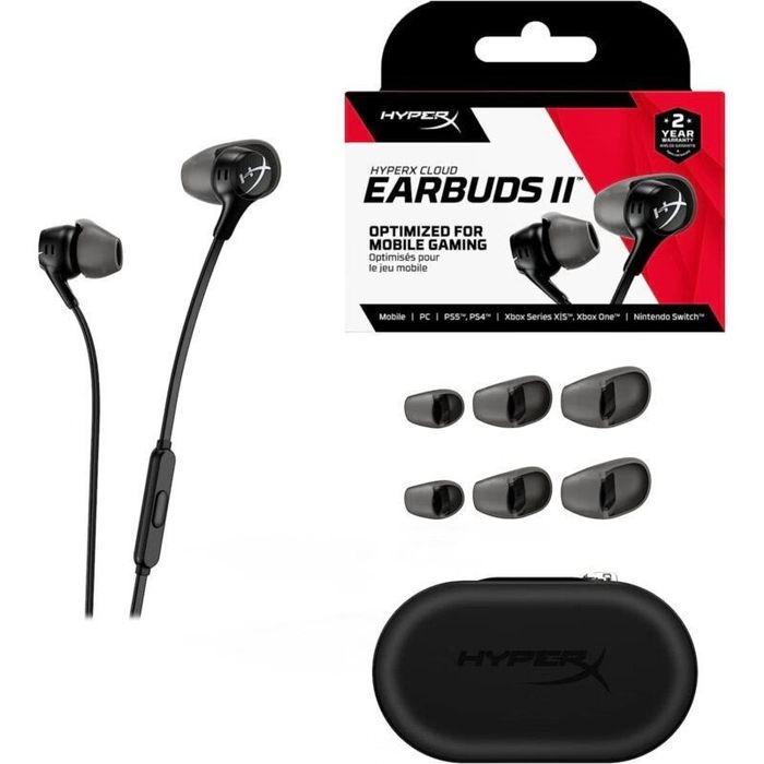 Игровые наушники HyperX Cloud Earbuds II