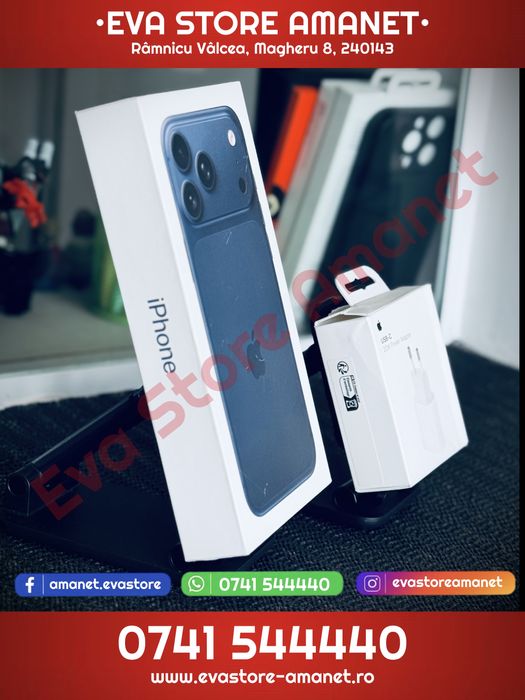 Apple iPhone 17 Pro Max Deep Blue 256GB Neverlocked + Adaptor 20W