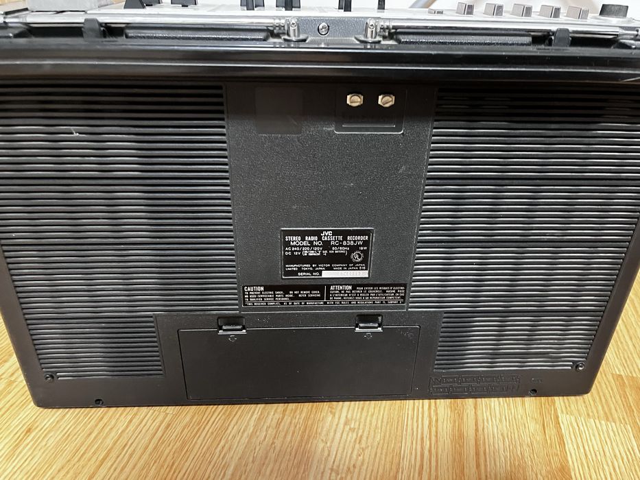 Casetofon vintage JVC RC-838JW – sunet original JVC, made in Japan ...