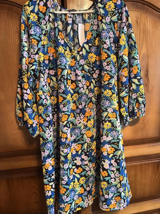 Rochie noua, m 44-46, papaya