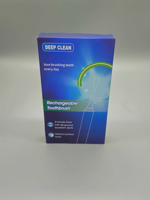 Електрическа акумулаторна четка за зъби Deep Clean + 4 броя накрайници