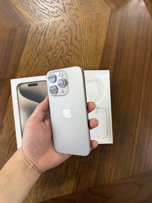 Iphone 15 pro 256 gb natural titan в идеале