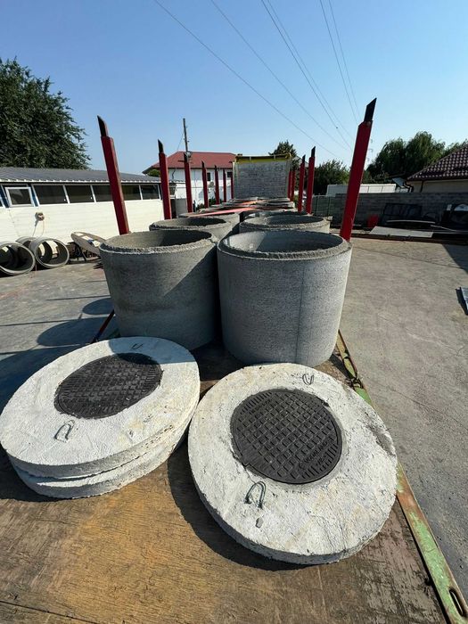 Capac din beton armat, placa de acoperire camine beton