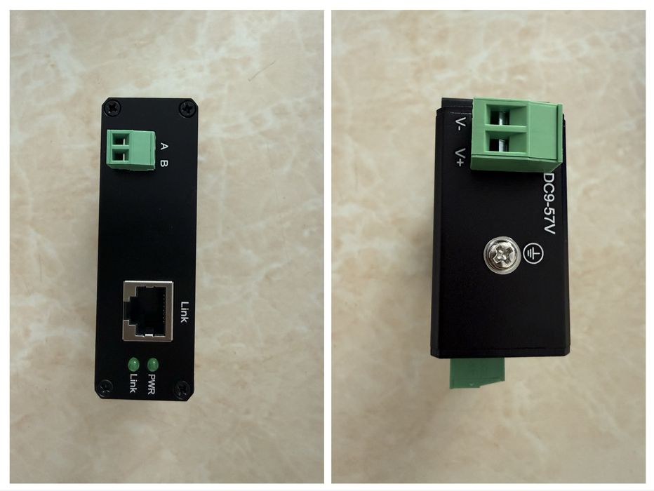 Промышленный переоброзователь RS485 to Ethernet / RS485/422 to Fiber