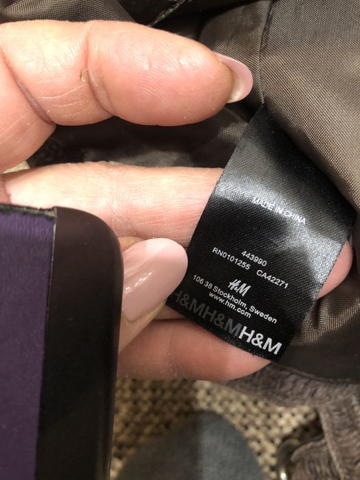 Geanta de mana poseta mare H&M maner lemn