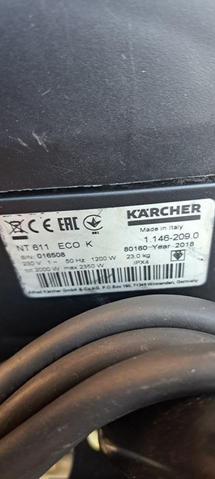 Aspirator profesional pt piscine karcher NT 611 Eco K