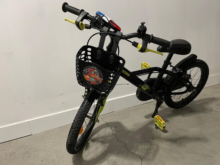 Vind bicicleta BICICLETĂ 16 INCH 4-6 ANI 500 ROBOT B'TWIN