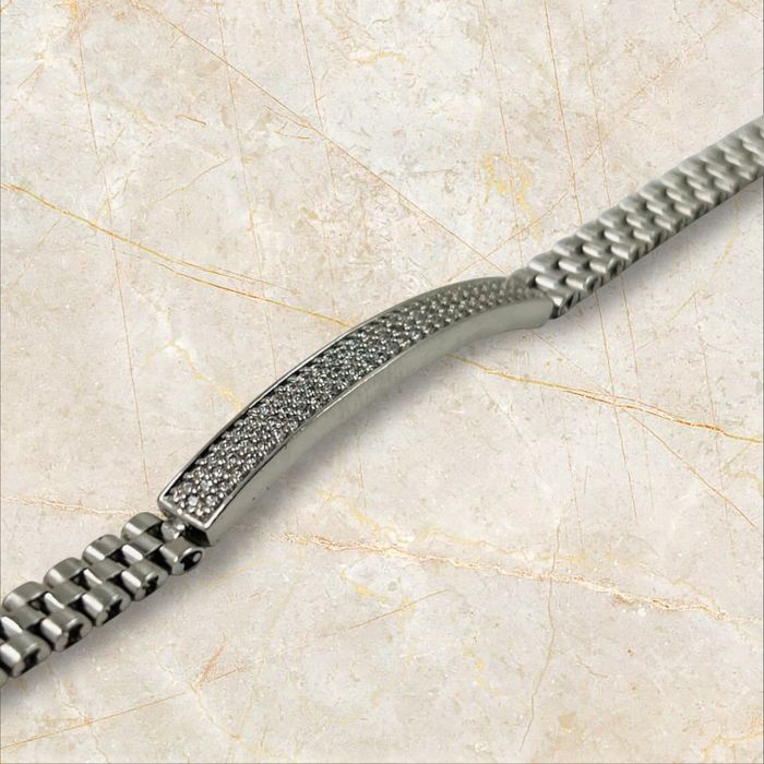 Италианска сребърна гривна