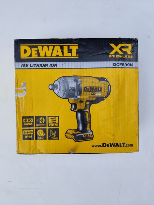 Нов безчетков акумулаторен гайковерт Девалт DeWALT DCF899 18V