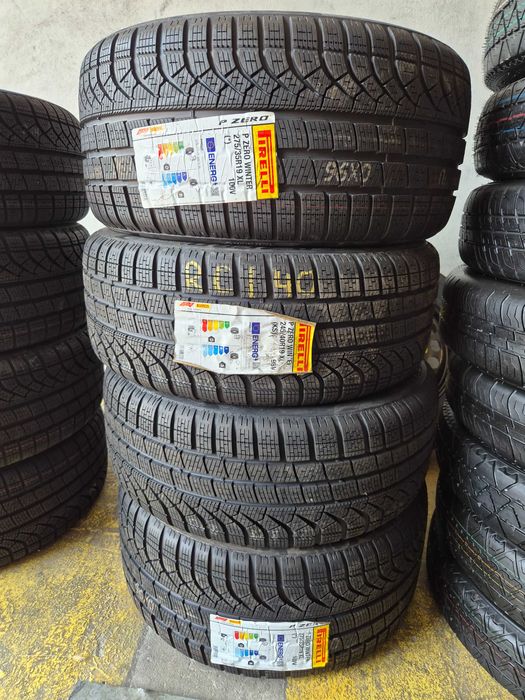 4 Anvelope de IARNA - 245/40/19 - 275/35/19 - PIRELLI P-ZERO Winter * - NOI - DOT 2024