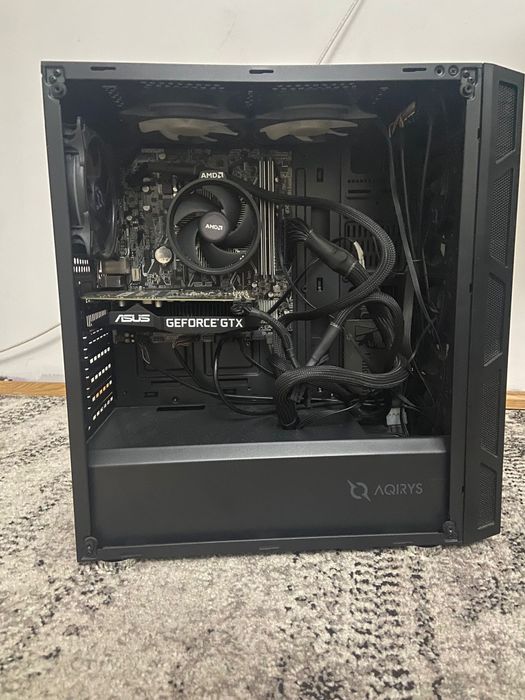 Vând pc gaming + monitor gtx 1660 super