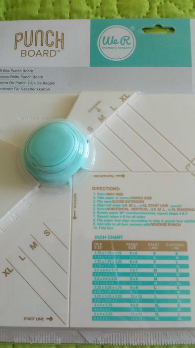 punch board pentru gift box