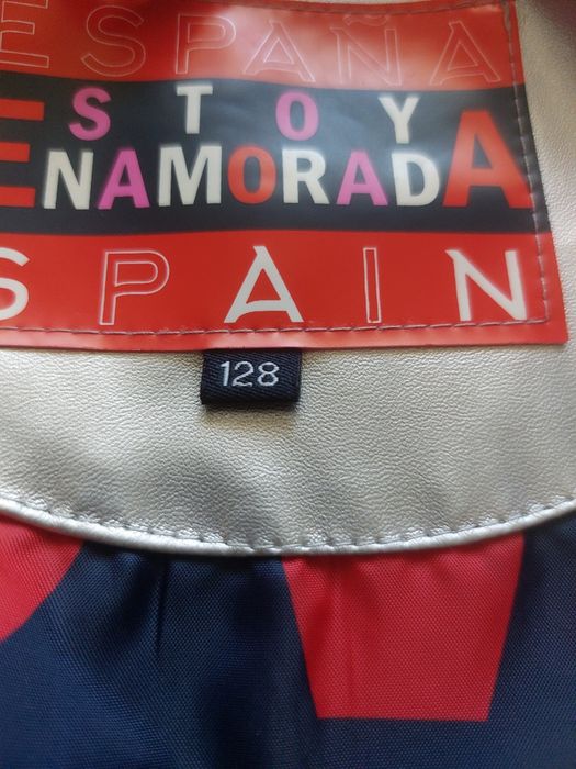 Кожаная утепленная куртка для девочек.