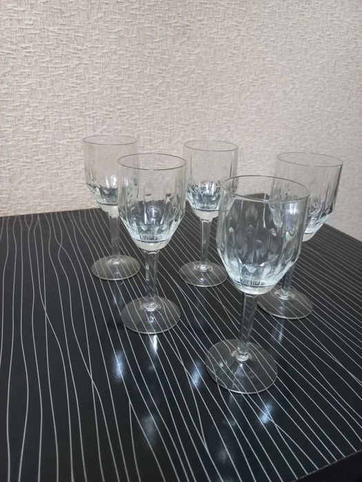 Бокалы фужеры хрустальные