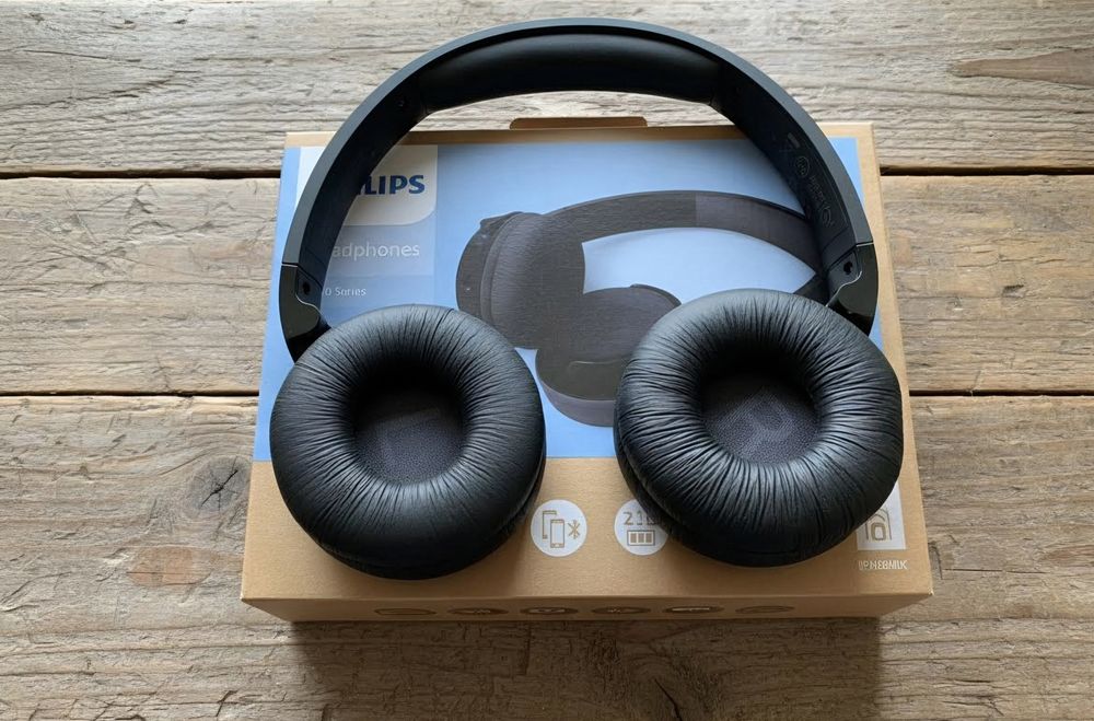 Безжични слушалки Philips - TAH3209BK/00, Bluetooth, черни