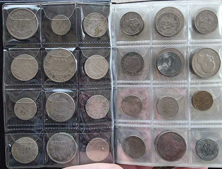 72 монети /30 Български 42 чужди +албум