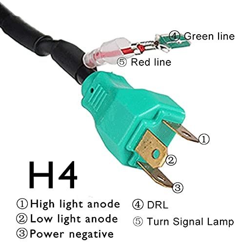 5,75" инча, 14,3 см LED мотоциклетен фар Angel Eye за Harley Davidson