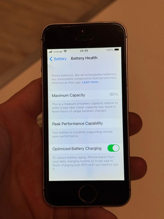 iPhone SE SpaceGray Neverlock