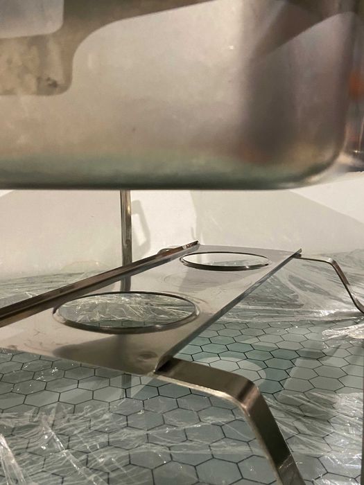 Бен-мари правоъгълно, сребристо 1/1 Gn