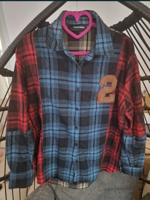 Страхотна дънкови риза Celine & Dsquared