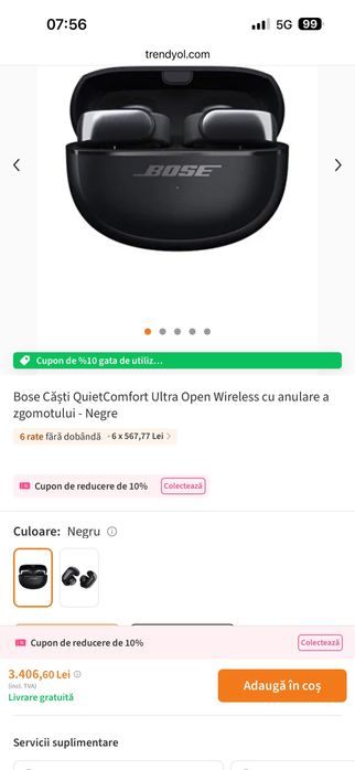 casti bose pentru urechii