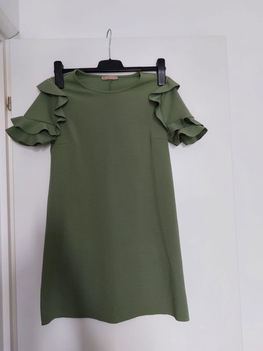 Rochie Zara, verde olive, marimea XS