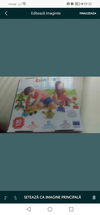 Joc creativ 50 piese pentru copii BLOKO