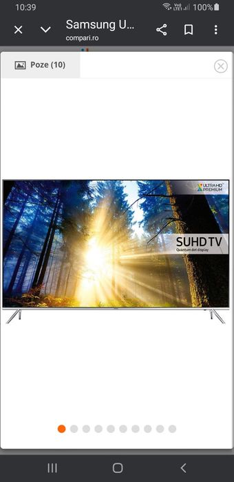 QLED Smart  Samsung 4K UHD 60 KS 7002 Dg 155