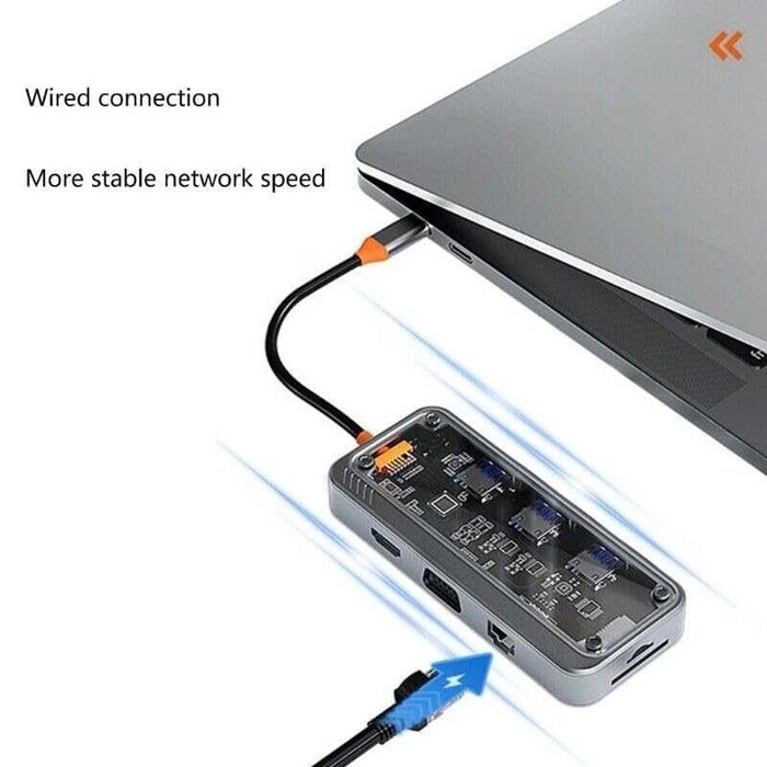 HUB Estet Многофункциональный 10in1 USB-C Хаб. Есть доставка