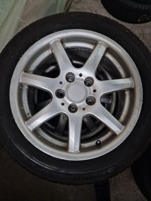 5x112 16 цола джанти Rial със зимни гуми 195/55R16  Mercedes/VW/Audi