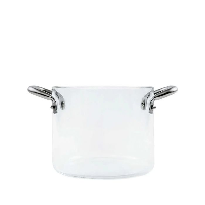 Knindustrie Italy Oala gatit + capac metal  The Glasspot  24cm /  20
