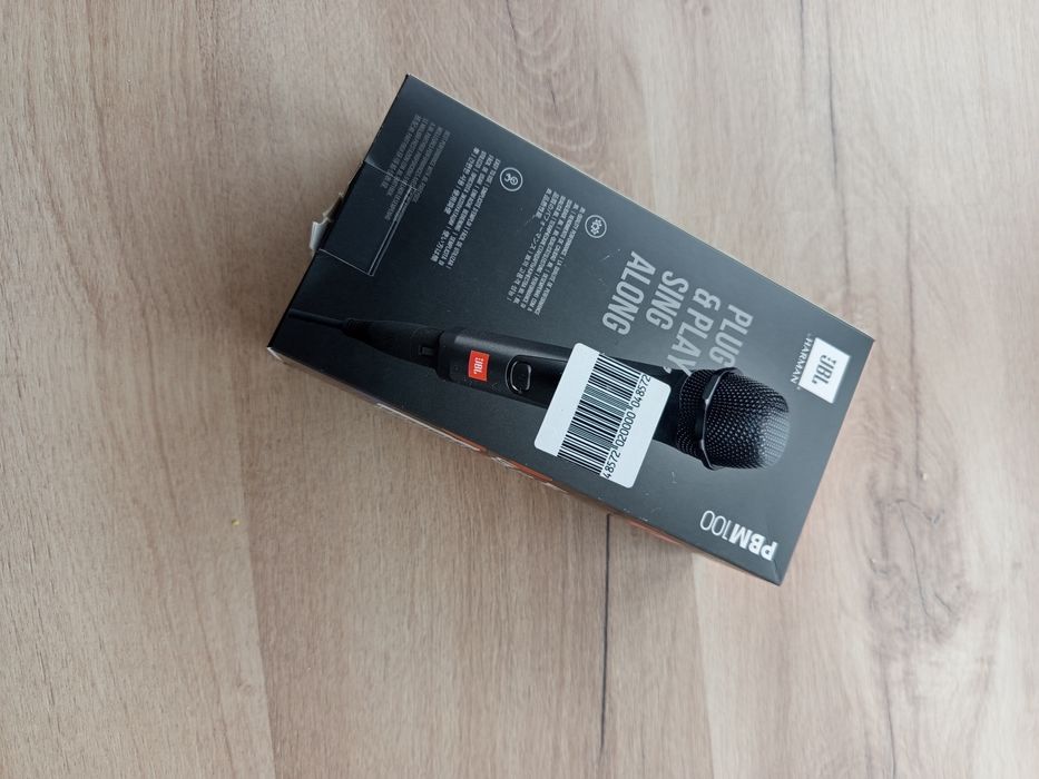 Микрофон с кабел JBL PBM100, 4.5 м, Черен