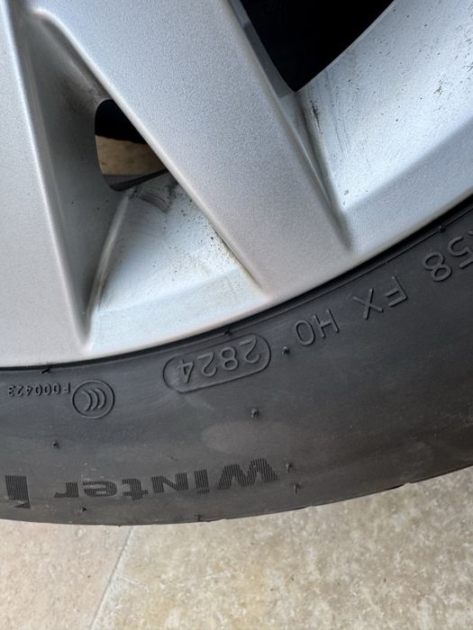 Jante Roti de iarna pe 17”, 205 55 17,jante aliaj Skoda originale
