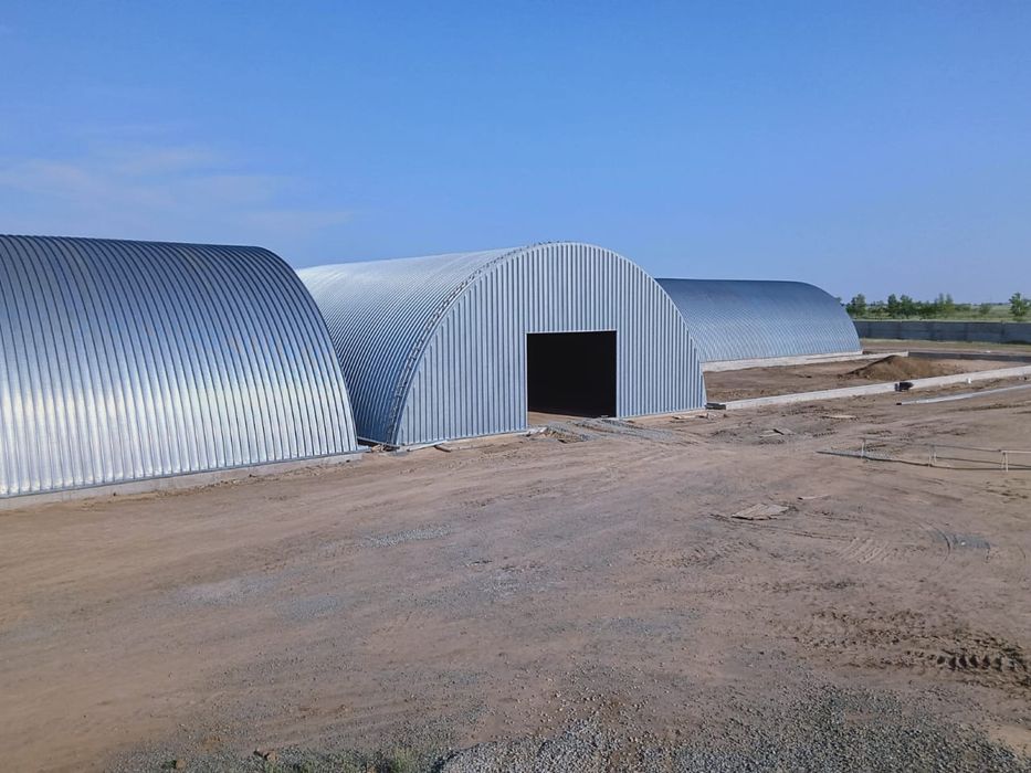 Бескаркасные ангары