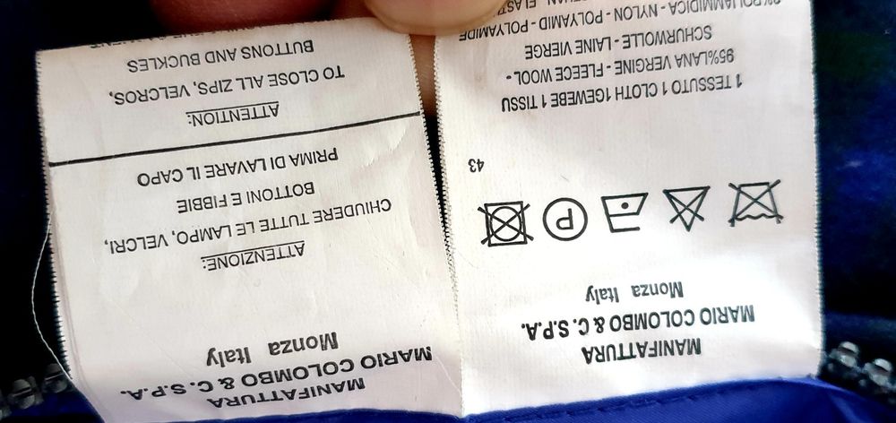 Colmar Mens Wool / Down Jacket  52 - L ОРИГИНАЛ Мъжко Зимно пухено Яке