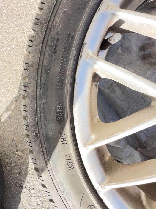 Jante BBS R17 5x112 + anvelope iarnă Dunlop 225/45/17 VW Audi Skoda