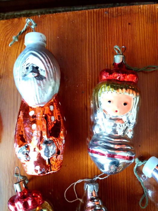 Елочные игрушки- дед Мороз ,Красная шапочка
