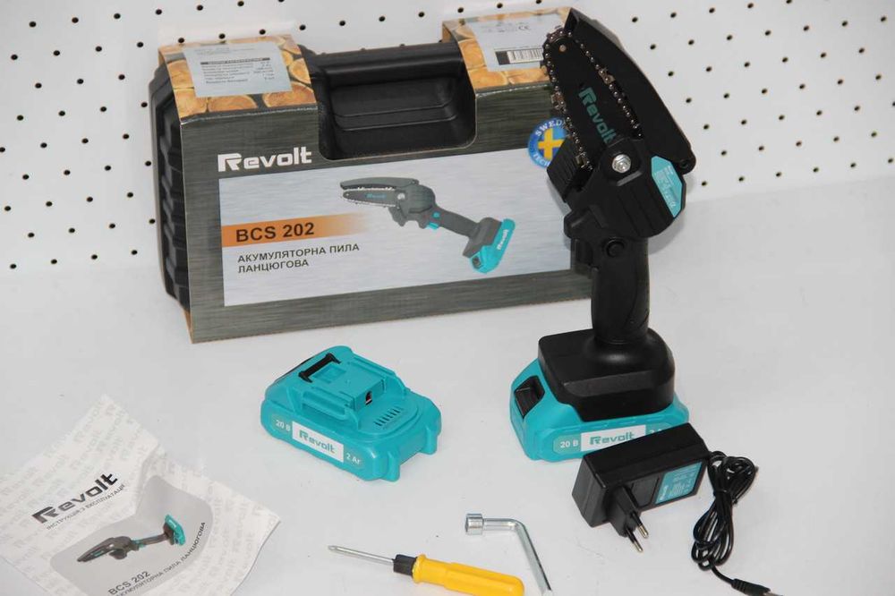 Fierastrau cu lant fara fir Revolt BCS 202 mini drujba de curat copaci