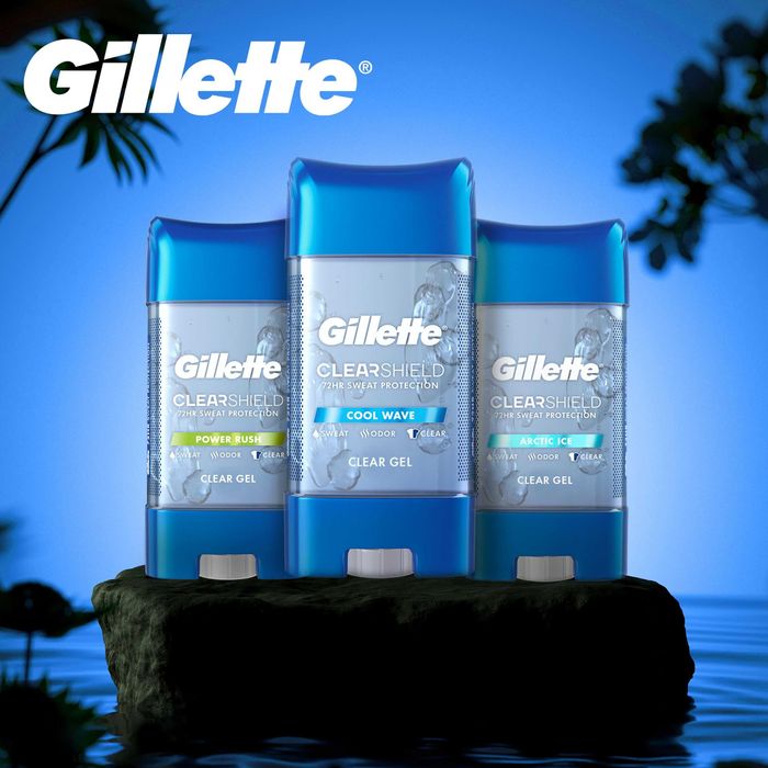 Мужской гель антиперспирант - GILLETTE Clear Shield