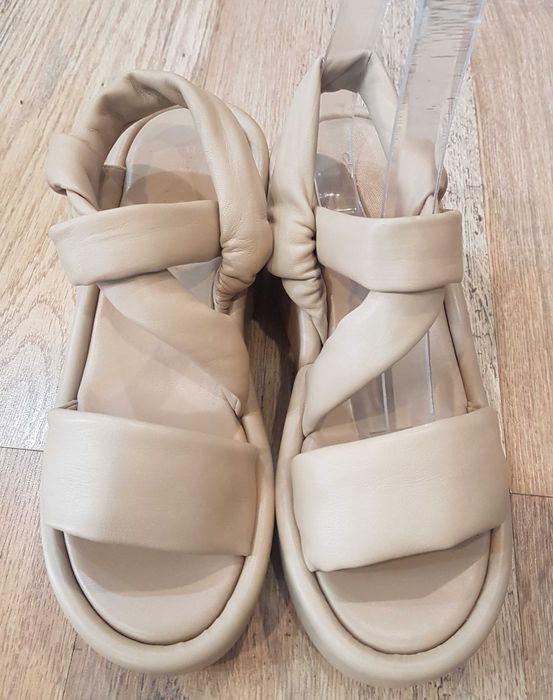 Sandale lux CLERGERIE PARIS talpa ortopedica piele extra fina integral calitate premium 40