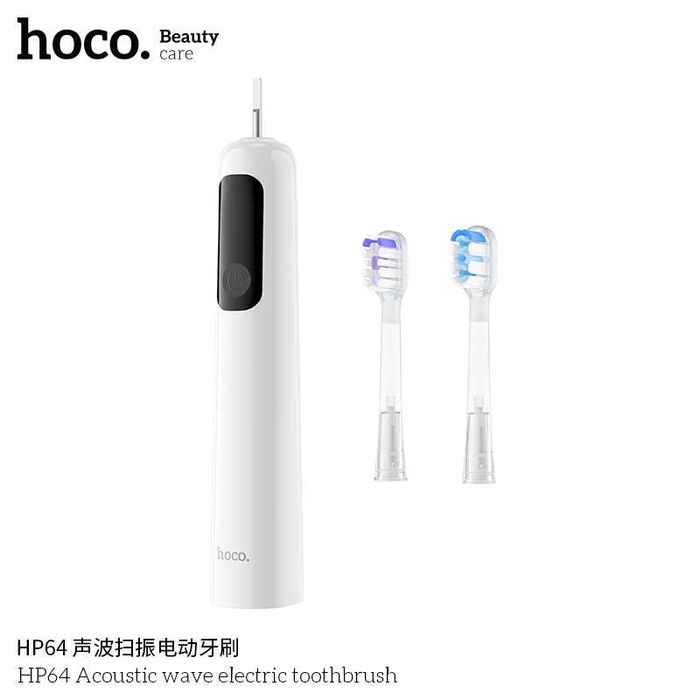 Hoco HP64 Acoustic wave Электрическая зубная щётка звуковая 3 реж IPX7