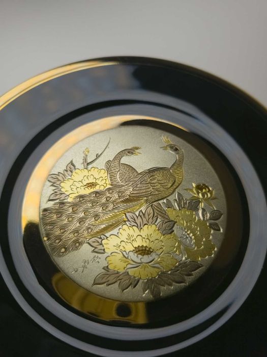 Декоративна японска чиния Chokin Art Plate