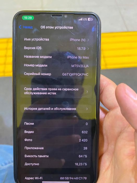Iphone XS MAX 64gb