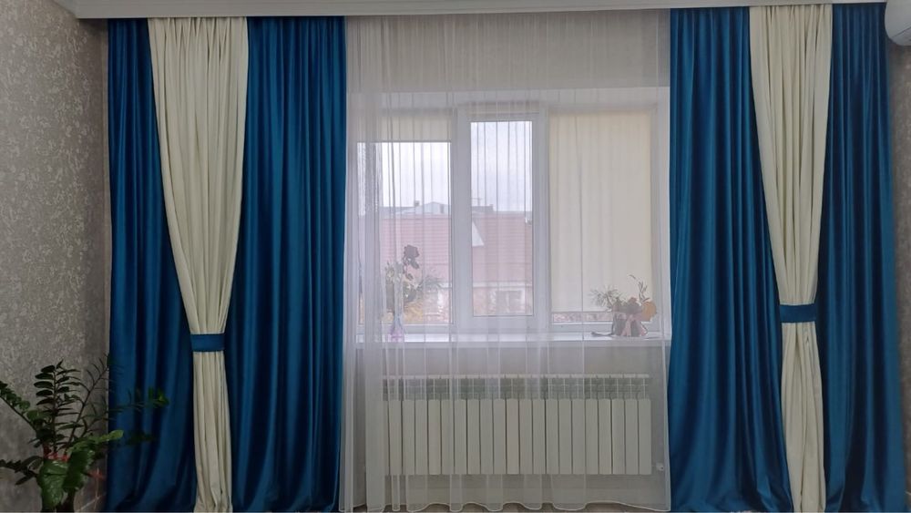 Продается занавес с тюлем