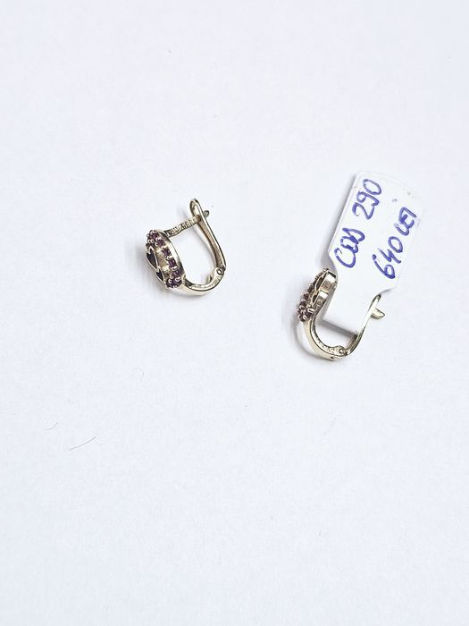 Vand cercei din aur 14 k 1.28 g cod 290